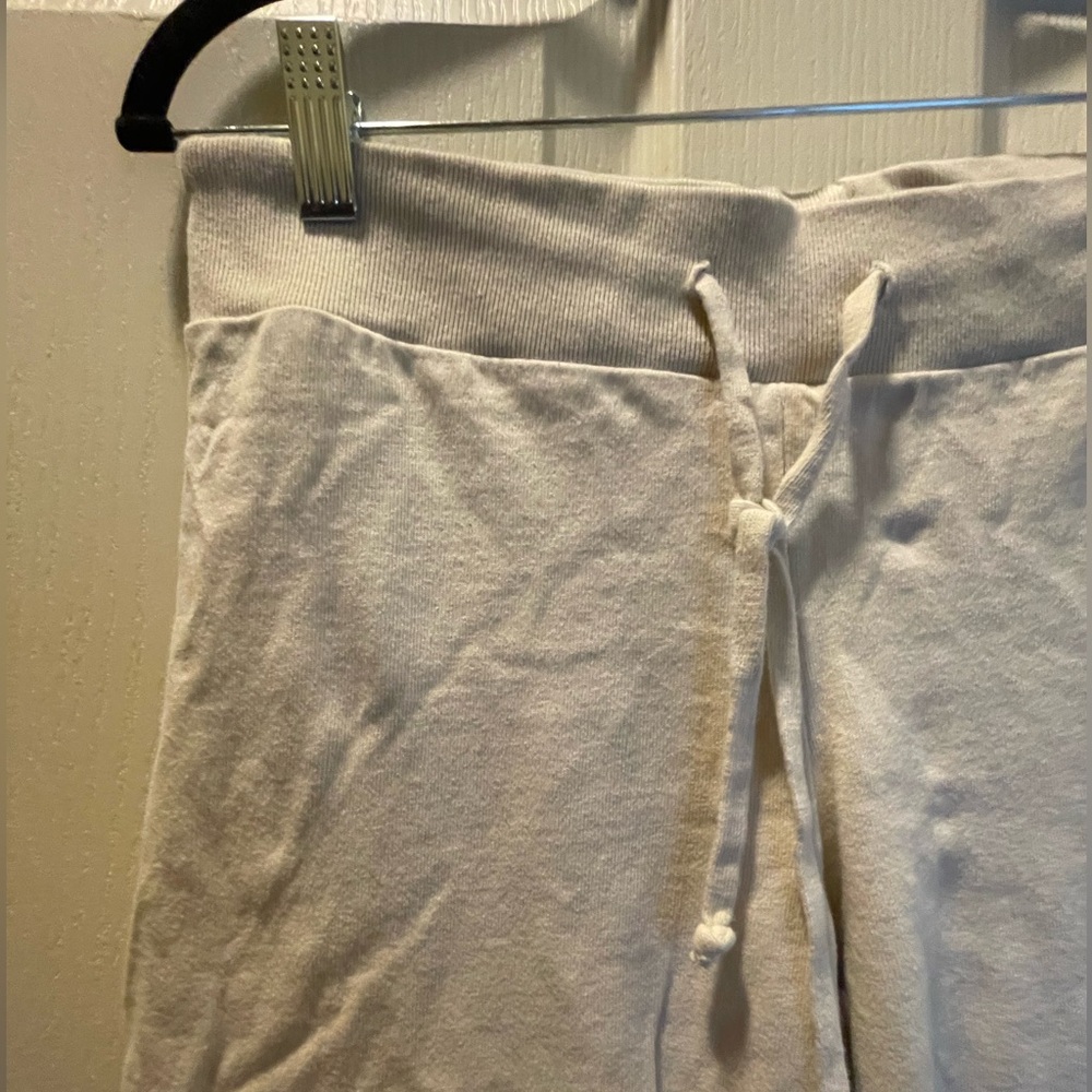 Brandy Melville cream flare sweats